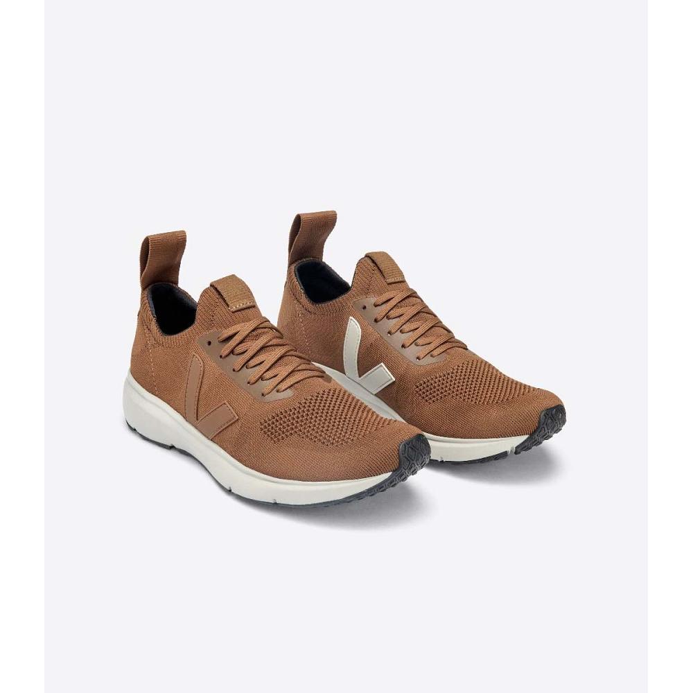 Veja RUNNER STYLE 2 V-KNIT RICK OWENS Men's Shoes Orange | CA 263PJJ